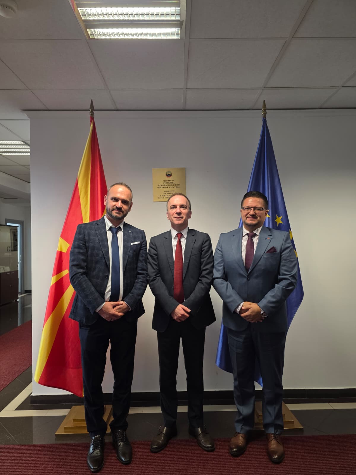 Работни средби со претставници од Европската Комисија (Генералниот Директорат за проширување и Источно соседство) и Мисијата на Република Северна Македонија при Европската унија во Брисел